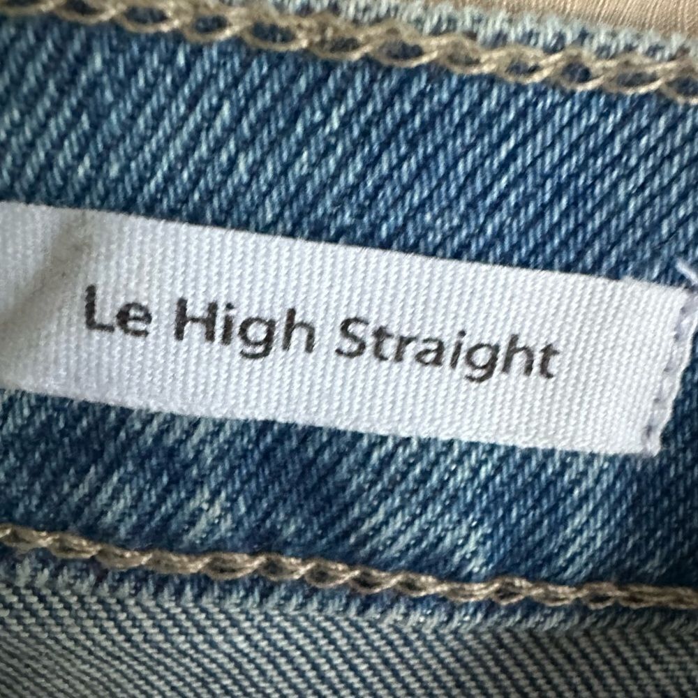 FRAME jeans denim‎ pants size 30 Le High Straight in Utopia ankle cropped - Picture 4 of 7